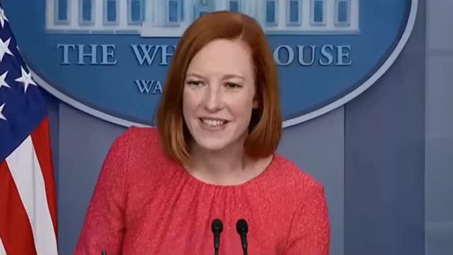 PSAKI didn't like this...