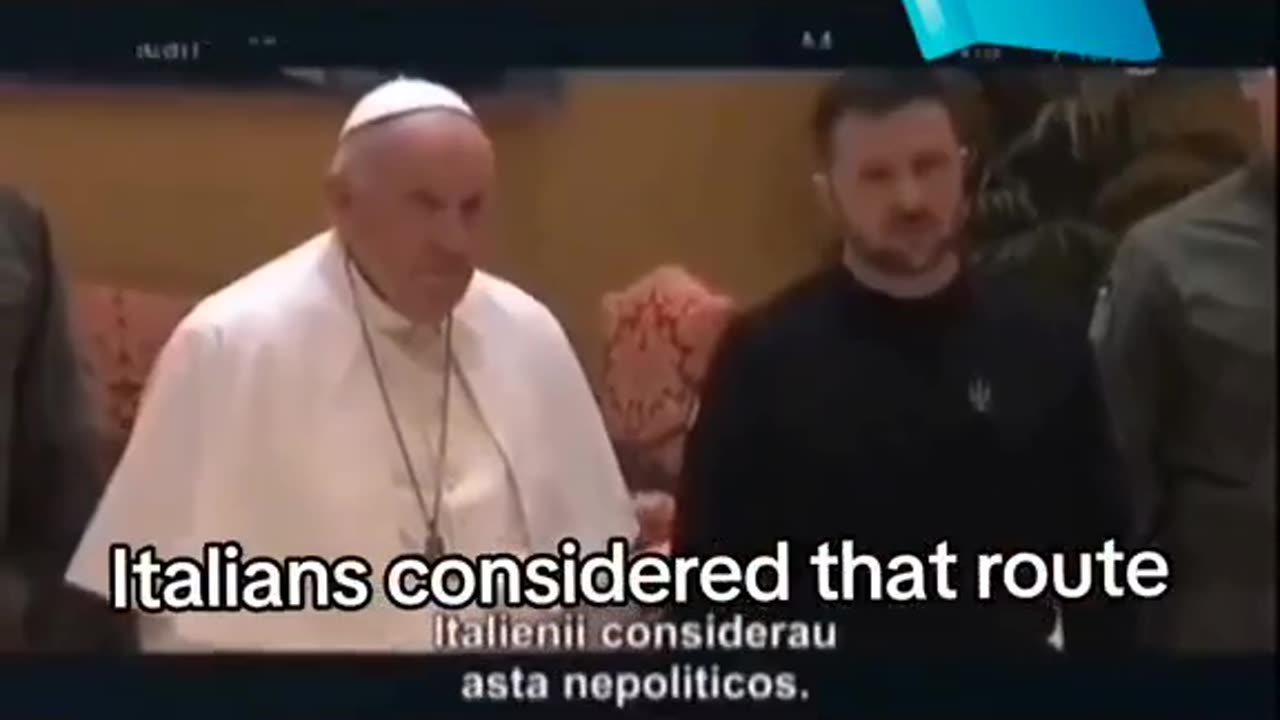 Ukraine Nazi President Visits Vatican Nazis