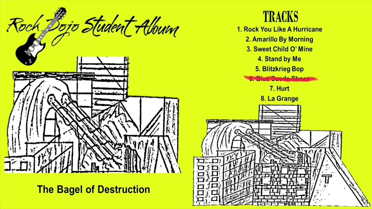 Rock Dojo Student Album #4 “Bagel of Destruction”: Blue Suede Shoes (Elvis Presley cover) Track 6