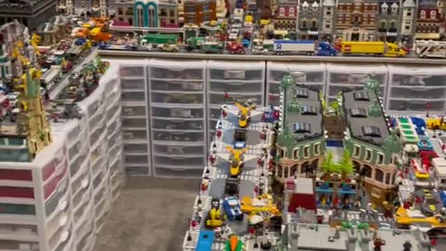 When you build a Lego city