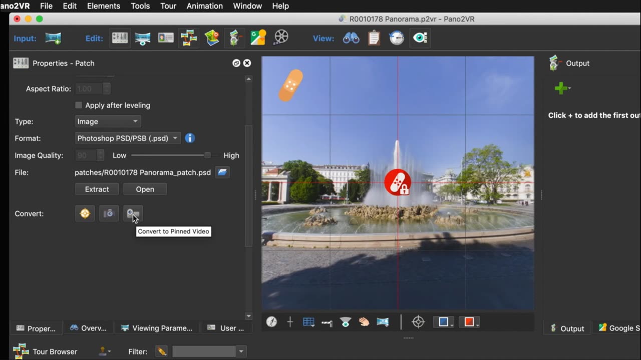 Embedding Vídeo (vídeo em loop dentro da foto) - Pano2vr