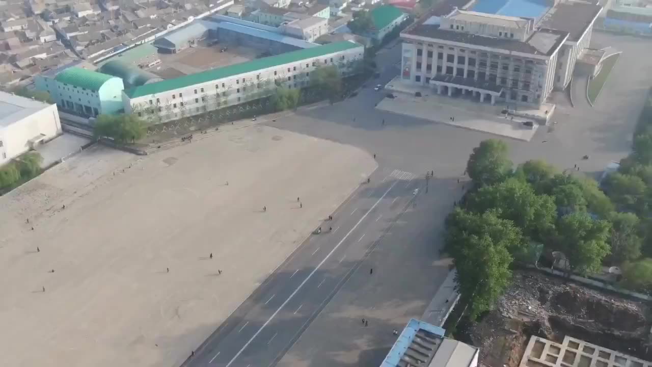 Drone flew over Sinuiju city, DPRK during PLANdemic in 2020, video published only now.