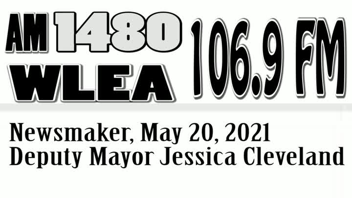 Wlea Newsmaker, May 20, 2021, Hornell Deputy Mayor Jessica Cleveland