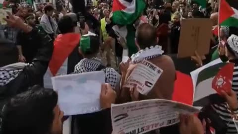 In Brussels, supporters of Hamas call for a Jihad in Europe.