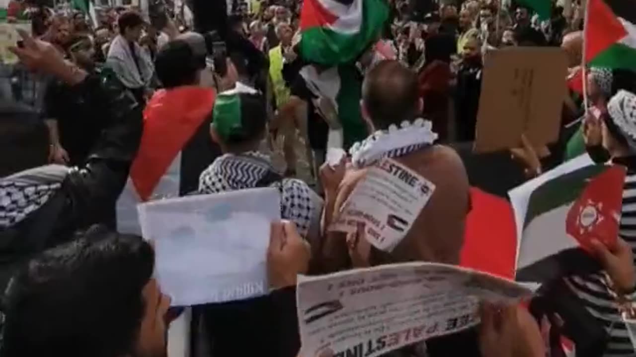 In Brussels, supporters of Hamas call for a Jihad in Europe.