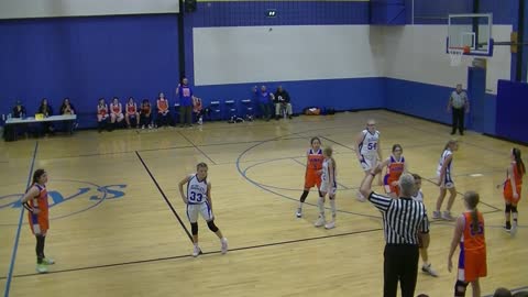 8th Grade Lady Hawks vs Petersburg