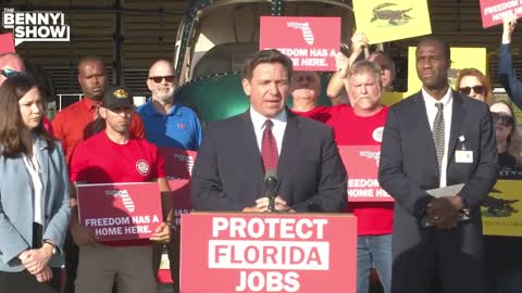 DeSantis is calling the state legislature back for a special session to fight vaccine mandates.