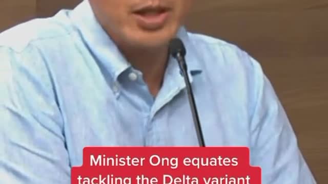 Minister Ong equates tackling the Delta variant with riding a bike downslope