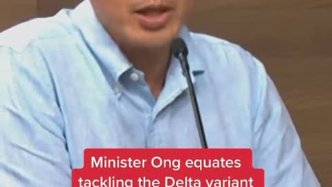 Minister Ong equates tackling the Delta variant with riding a bike downslope