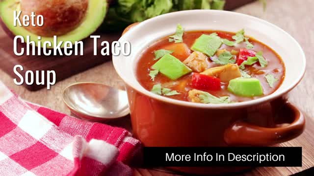 Keto Chicken Taco Soup