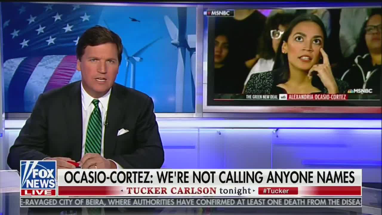 Tucker Carlson exposes AOC's galling hypocrisy