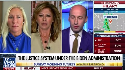 Stephen Miller and MTG on the bogus cases against Trump