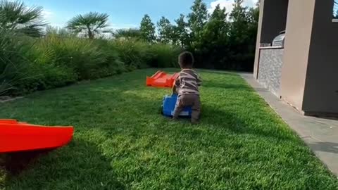 Surprising our toddler with a rollercoaster