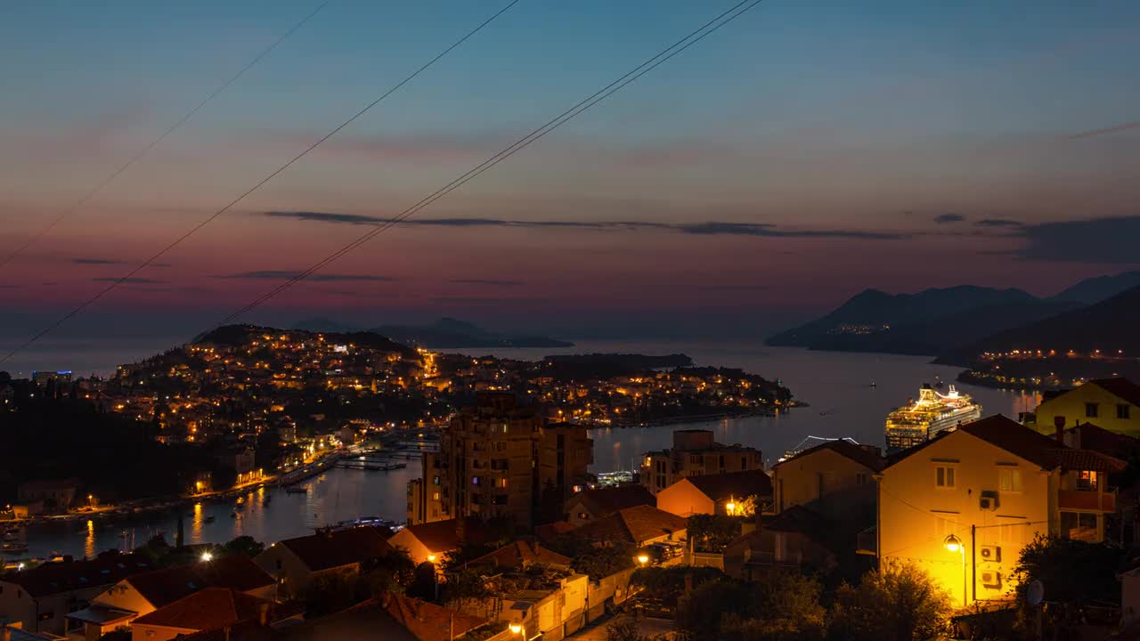 Dubrovnik Beautiful Sunset | HD Video - Sunset Video