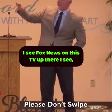 He sees BOTH FOX and CNN... this is how he responds.