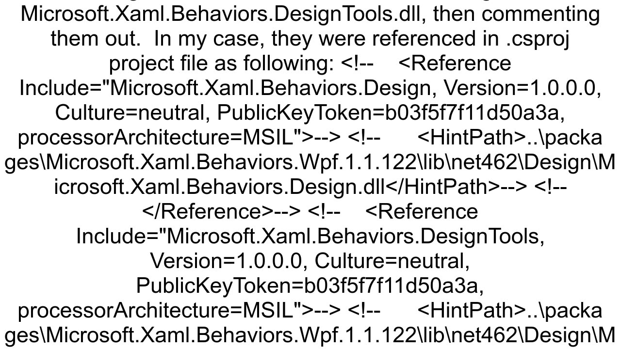 What causes a quotCannot resolve dependency errorquot from MsBuild