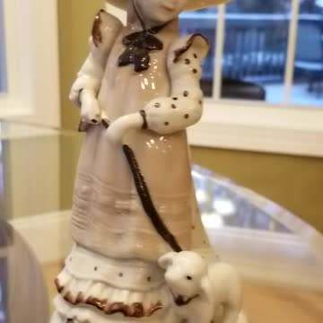 Price Products Music Box Figurine Revolving Girl with Lamb You and Me Against The World