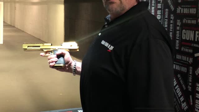 50 Desert Eagle One handed!