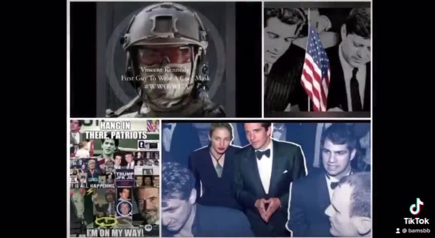 MANY FACES OF JOHN JOHN MASTER Q = JFK jr