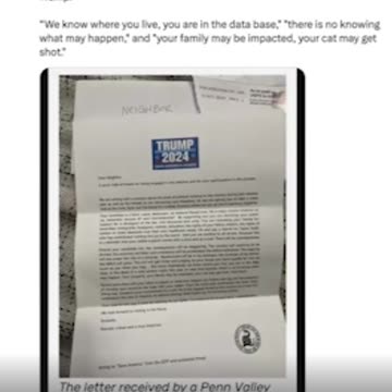 🇺🇸Statement | LEFTISTS threaten "family .. cat" 3/4