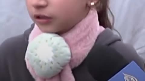 A little girl calls on Al Jazeera Mubasher correspondent to spread her voice to the world