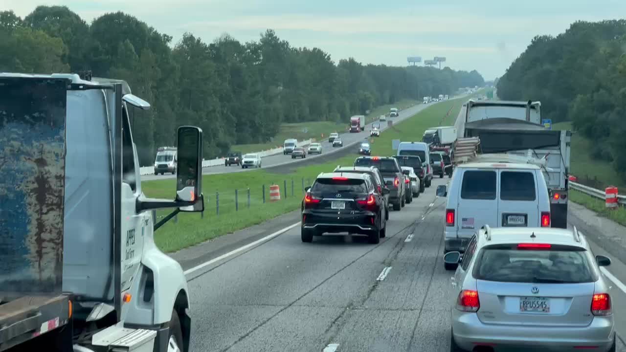 I 85 miles 121 Georgia USA