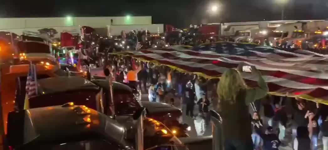 Americans for Freedom rally in Indianapolis, Indiana HONK HONK