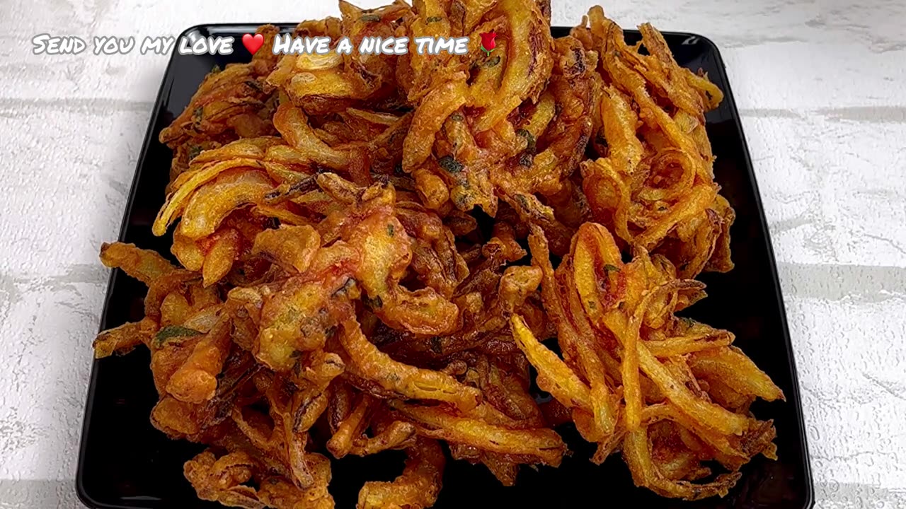 Super Crispy Onion Frying Recipe