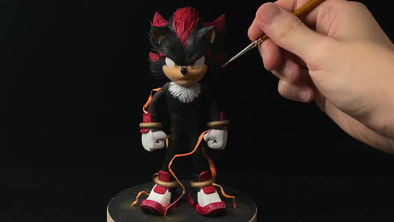 Create Shadow the hedgehog with Clay / Sonic the hedgehog 2