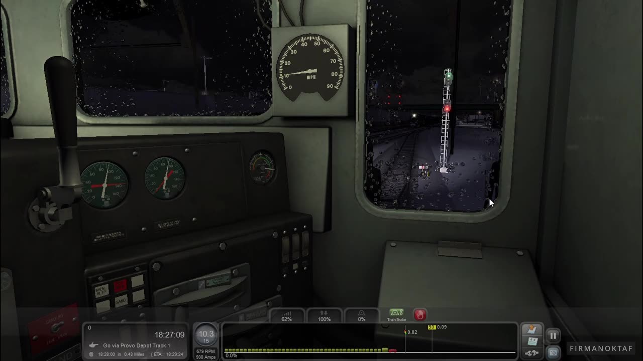 Kereta Api Batubara Menuju Salt Lake City Lokomotif EMD SD40T-2 Train Simulator Winter Deliveries