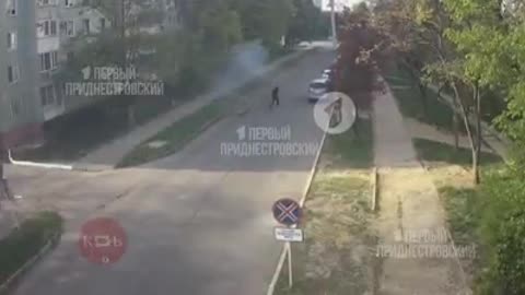 One cam shows Azov Nazis shooting at apartment buildings with bazookas and disappearing again.