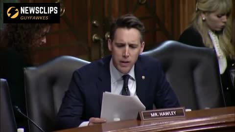Senator Josh Hawley To Biden Judiciary Nominee