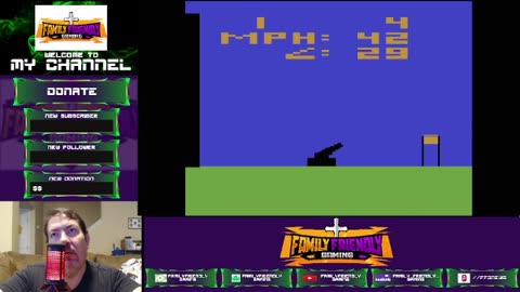 Human Cannonball Atari 2600 Gameplay