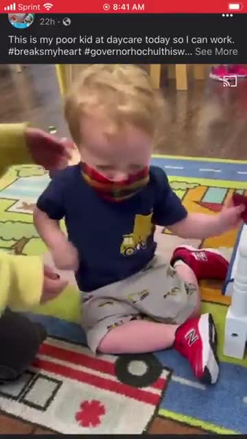 MASKS+CHILDREN=CHILD ABUSE NY Governor masking 2yo & up at day cares