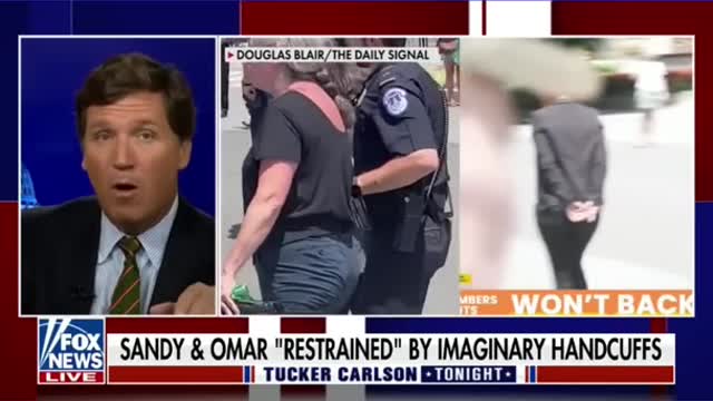 Tucker Carlson_ AOC and Ilhan Omar were put in invisible handcuffs _shorts(1080P_HD)