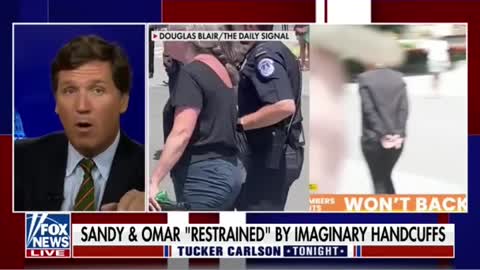 Tucker Carlson_ AOC and Ilhan Omar were put in invisible handcuffs _shorts(1080P_HD)