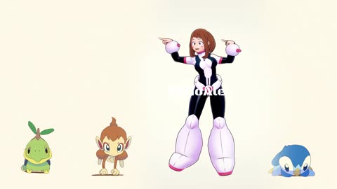 Ochaco My hero Academia Pokémon dancing POKÉDANCE #mmd #Ochaco #bnha #mha