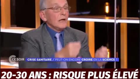 Axel Kahn: "Pour les jeunes, le risque d'être vacciné est supérieur à celui de ne pas l'être"