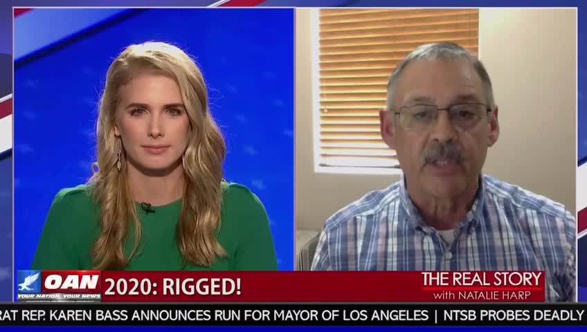 Senator Mark Finchem with Natalie Harp at OAN on the AZ AUDIT