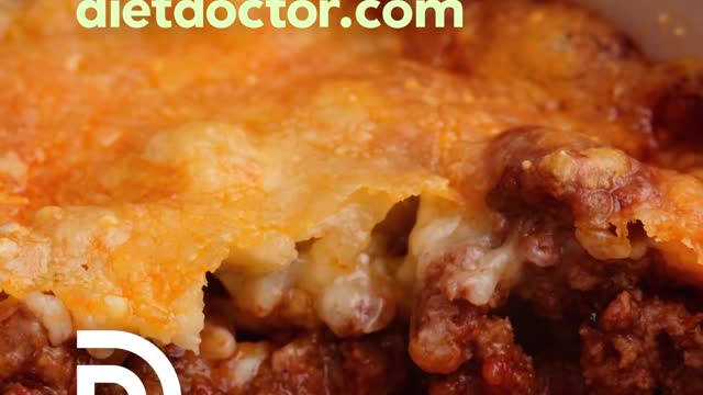 1-Min Recipe • Keto tex-mex casserole by diet Doctor