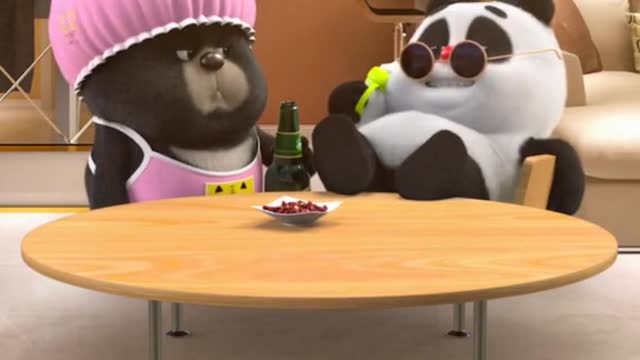 Come on, get drunk#Panda funny anime