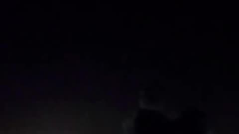Airstrikes for this night have just started in Gaza, no electricity