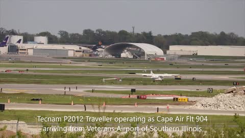 Afternoon Plane Spotting at St Louis Lambert Intl April 25, 2021