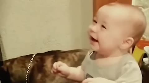 Try not to laugh with these adorable babies 🥰 #funnyvideo