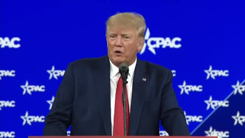 Former President Trump Speaks at CPAC