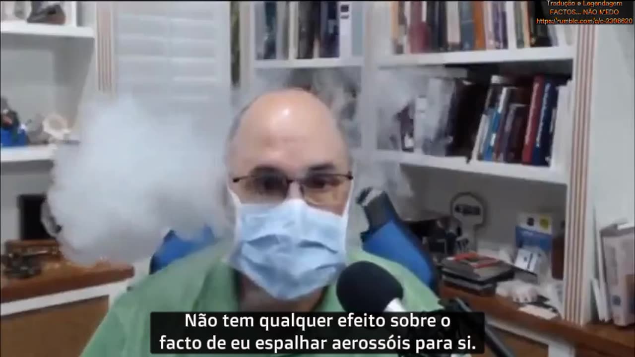 🎬🔥DR. USA VAPORIZADOR PARA MOSTRAR COMO AS MÁSCARAS NÃO FUNCIONAM🔥🎬