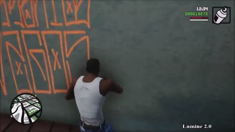 Grand Theft Auto San Andreas The Definitive Edition (4) Tagging Up Turf (& All 100 Tags)