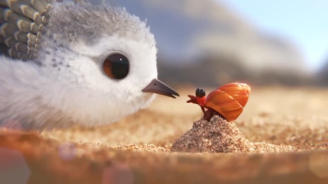 Piper Clip uit de Pixar Kortfilm voor Finding Dory Disney BE