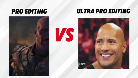 Pro Editing Vs Ultra Pro Editing