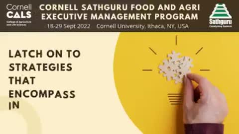 Cornell Sathguru Food and Agri Executive Management Program